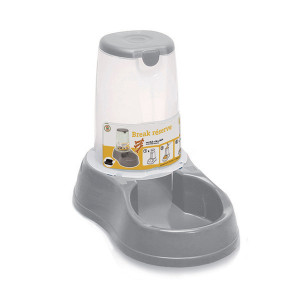 STEFANPLAST Dozators CIBO cm 28,5x18,5x22h 1,5l pelēks