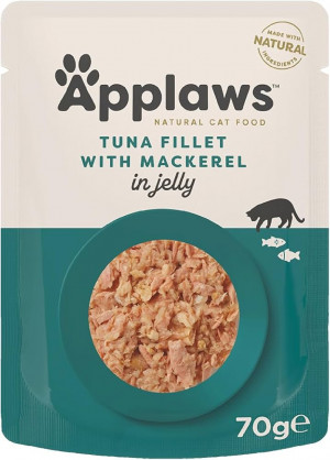 Applaws Cat Pouch Tuna Mackerel Jelly 70g