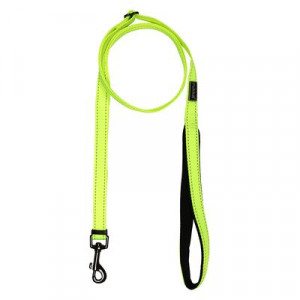 RUKKA pavada BLISS NEON L 125-200cm/25mm dzeltena