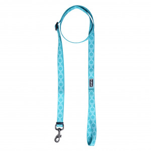 RUKKA pavada TWIST ECO M 125-200cm/20mm gaiši zila