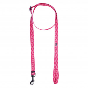 RUKKA pavada TWIST ECO M 125-200cm/20mm rozā