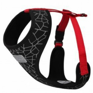 RUKKA iemaukti CUBE MINI M 34-52x28cm/20mm melni/sarkani
