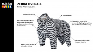 RUKKA kombinezons ZEBRA 25