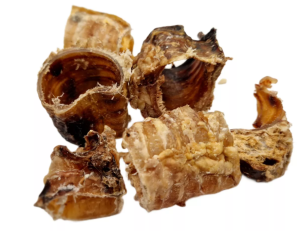 TOTTI kaltētas liellopa trahejas suņiem 5 cm, 200g