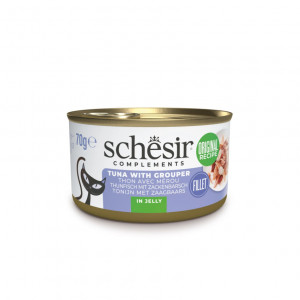 Schesir TUNCIS UN GRUPERS želejā  6 x 70g