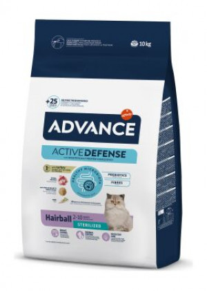 ADVANCE CAT STERILIZED HAIRBALL 10KG