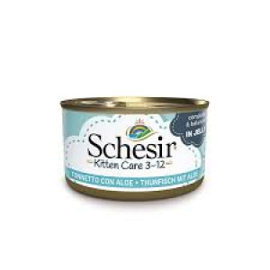 Schesir Kitten Tuncis un alveja želejā 85g