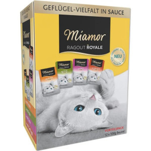 Miamor Ragout Royale Poultry Mix  In Sauce  12x100g