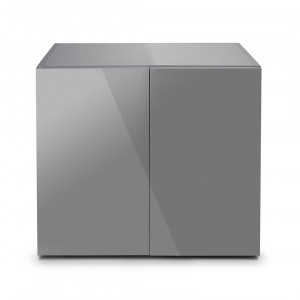 CABINET GLOSSY 80 GRAY - skapīs akvārijam AQUARIUM SET GLOSSY ST 80