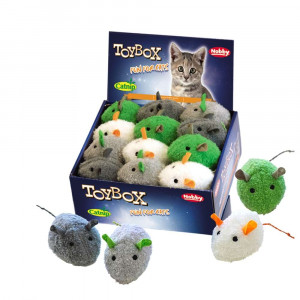 Nobby Mouse with catnip 8cm  - rotaļlieta kaķiem