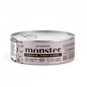 Monster Cat Adult Multi Protein Chicken, Turkey & Duck 100g 