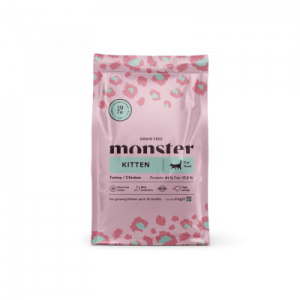 Monster Cat Grain Free Kitten Turkey/Chicken 2kg