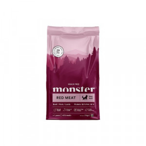 Monster Dog Grain Free Adult Red Meat 2kg