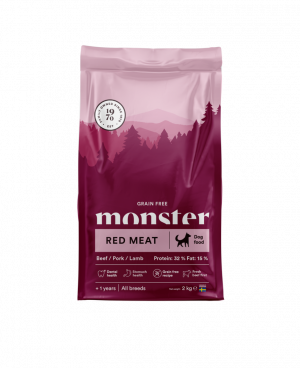 Monster Dog Grain Free Adult Red Meat 2kg