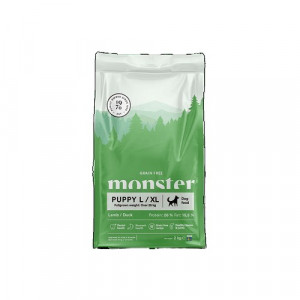 Monster Dog Grain Free Puppy L/XL Lamb/Duck 12kg