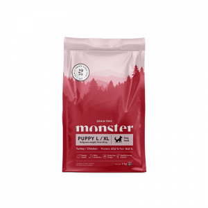 Monster Dog Grain Free Puppy L/XL Turkey/Chick 2kg