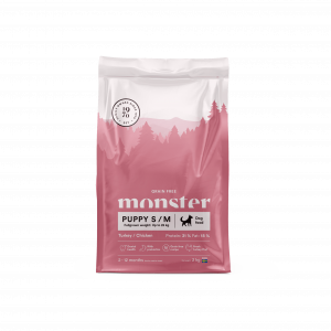 Monster Dog Grain Free Puppy S/M Turkey/Chick 2kg