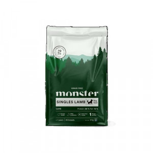 Monster Dog Grain Free Singles Lamb 12kg