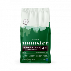 Monster Dog Grain Free Singles Lamb Small Bites 12kg