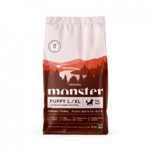 Monster Dog Original Puppy L/XL Chick/Turkey 12kg