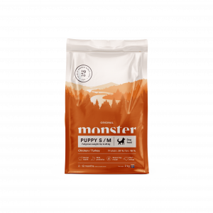 Monster Dog Original Puppy S/M Chick/Turkey 2kg