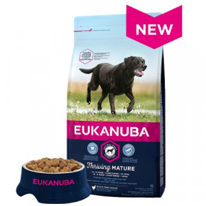 Eukanuba Mature & Senior Large Breed Chicken - sausā barība lielo šķirņu gados vecākiem suņiem 15kg