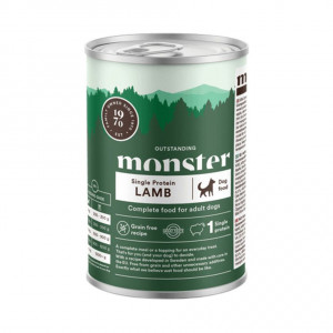 Monster Dog Adult Single Protein Lamb 400g 6x400g