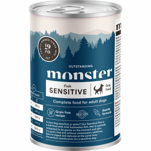 Monster Dog Adult Sensitive Fish 400g  6x400g