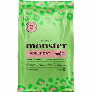 Monster Cat  Grain Free AdultTurkey/Chicken 2kg