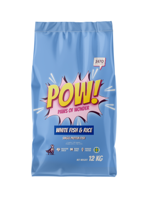 POW! Dog Adult White Fish12kg