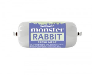 Monster Dog Sausage Rabbit 80g  6x80g