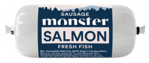 Monster Dog Sausage Salmon 80g 