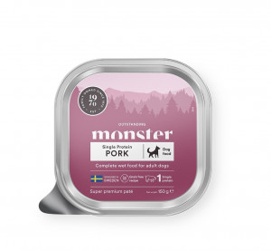 Monster Dog Pork Pate tray 12x150g