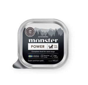 Monster Dog Power Chicken Pate Tray 12x150g
