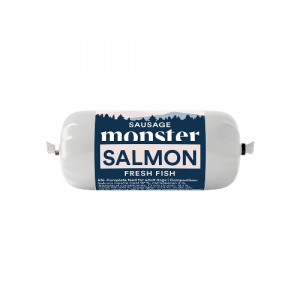 Monster Dog Sausage Salmon 6x200g