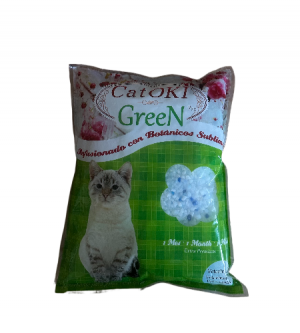 Silikona smiltis CatOKI Green Silica Gel 3.6l 