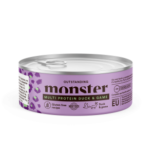 Monster Cat Adult Multi Protein Duck and Game 100g
