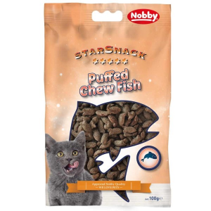 Nobby StarSnack Puffed Chew Fish100g