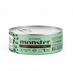 Monster Cat Adult Single Lamb Burk 100g  