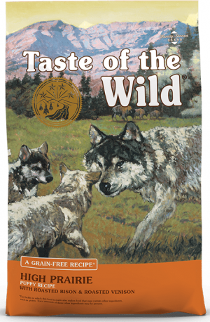 TOW Taste Of The Wild High Prairie Puppy Formula 12,2kg Cena norādīta par 1 gb. un ir spēkā pasūtot 2 gb.