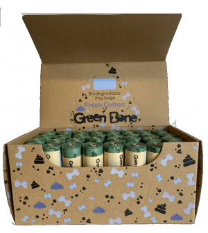 Green Bone Counter Display Fresh Cotton 1gab.