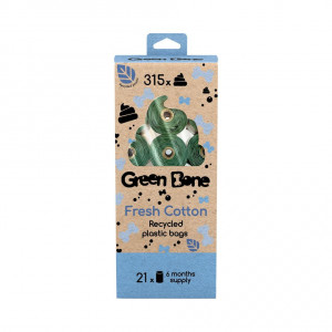Green Bone Refill Fresh Cotton 21 Rolls 