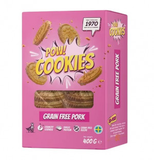 POW! Dog Cookie Grain free Pork 400g