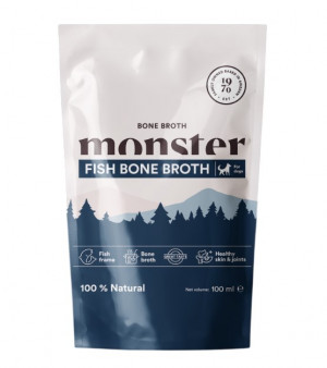 Monster Dog Bone Broth Fish 100ml