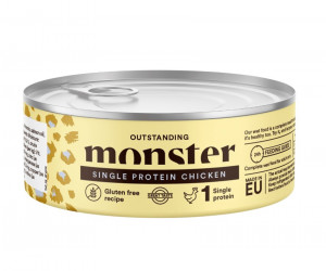 Monster Cat Adult Single Chicken Can 100g 