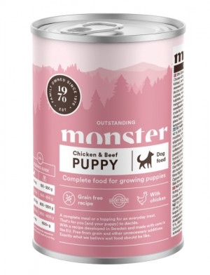 Monster Dog Adult Single Pork Burk 400g