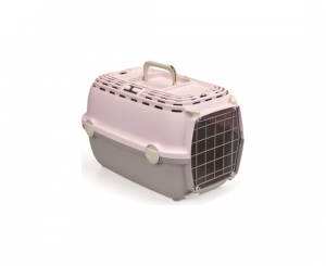 STEFANPLAST transportēšanas konteineris Horizon 1 metāl.durv. bēši pelēks / rozā