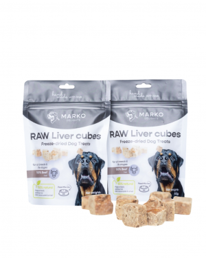 RAW Liver cubes 50g