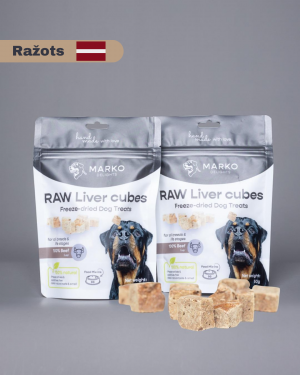 RAW Liver cubes 50g