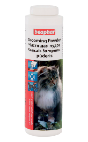 Beaphar Grooming powder for cats - sausais šampūns kaķiem 100g